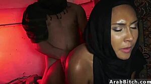 Bold spanking of Arab Muslim in Afghan whorehouse