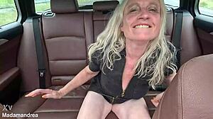 i'm fisting my ass with a dildo right in the car, so hot!