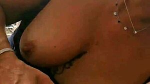 subtle blowjob in the tent leads to hot cum load