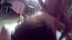 Trio coquin shares wife in high definition group swingers session