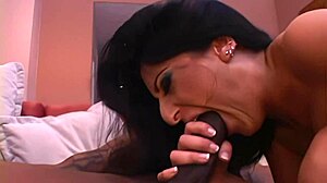 Brunette Slut Milf Sucks Black Cock