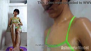 Oiling Up Hairy Pussy Why Dont I Shave?