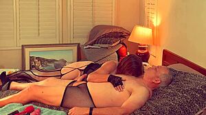 Stripper Granny Carmen Fucks Me Hard in Homemade Creampie