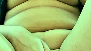 beautiful latina girl explores her tight pussy with a cucumber for the first time in her bedroom.