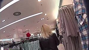 Young Sexy Girl in Public Mall Sex!