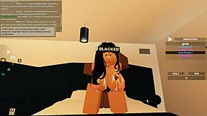 Overwhelmed by intense emotions during anal and big black cock in roblox porn.