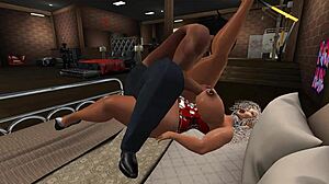 She rides the black cock passionately in this seventh installment