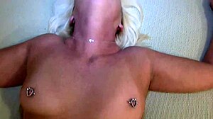 Amateur Housewife Orgasms with Buttplug in Ass During Outdoor Exhibitionist Roleplay. She Teases with Vibrator in Public Setting