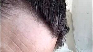 Pov View Of Mature Hotwife Candi Annie Milking Cock At Nudist Resort Pool