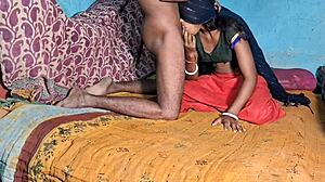 Desi wife engages in best bed sex with anal finger assfucking deepthroat dirty talk and hairy pussy fingering