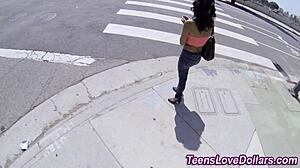 amateur teen gets cum soaked outdoors