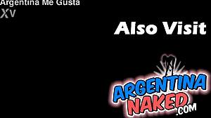 brunette latina's perfect ass in tight shorts