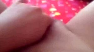 Stranger's video call leads to her intense masturbation session