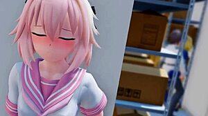 Watch Astolfo cum with his big cock?