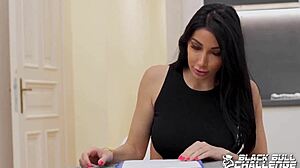 clea gaultier bbc interview and clothing strip