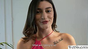 step sister helps for car mae milano