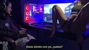 Brazilian Wife Competes in Handjob Game