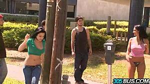 Spanish Babes Abella Anderson and Ava Addams in Wild Orgy