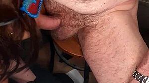 Will This Redhead Wife's Deepthroat Make Me Cum In Her Throat?