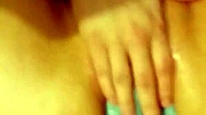 Deep sloppy wet pussy tightens intensely