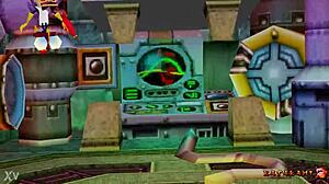 yukari katsubari strips in cute stockings during bossfight game