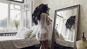 Mary Poppins Aka Monika Fox Fucks Herself In Ass With Umbrella