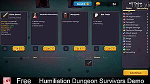 Erotic Femdom Humiliation In Dungeon Survivors Demo Game