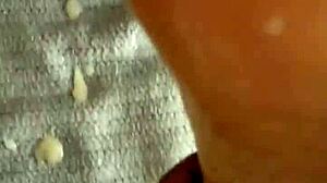 Cumshot aftermath on DirtySocks' feet day 4.