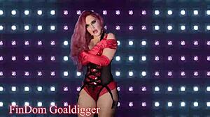 Become slut girl in bimbo costumes crossdressing fantasy fucking rabbit toy