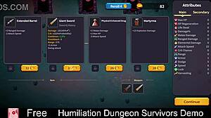 Erotic Femdom Humiliation In Dungeon Survivors Demo Game