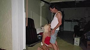 This smoking slut wife fucks out front and out back