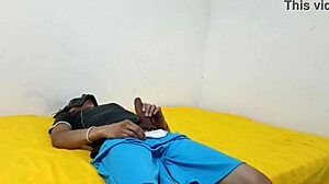 Solo Boy Strokes His Cock In Private Session