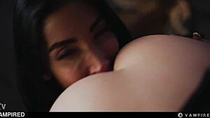 cute blonde mesmerized into slave submission by hot lesbian vampire?