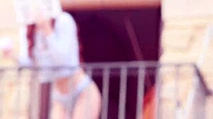 can a neighbor's spying lead to blackmail and identity reveal