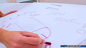 Sixtynining Cutie Gets Spunked With Facial Cum In Mouth