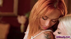 gorgeous veronica leal shows sexy lingerie to zazie skymm, leading to hot lesbian fucking with sheer pleasure