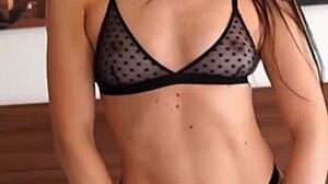 Italian With Very Sexy Lingerie Has Hard Sex After Oral Sex In Position 69