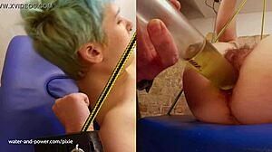 bubbles the enema bunny gets bound in european bondage for part 1 preview