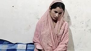 desi indian muslim girlfriend fucked hard in bathroom?