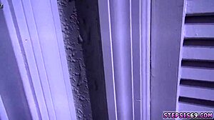 blonde big blue eyes first time the suspended step sis?