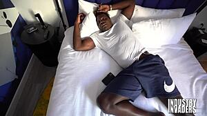 big titty petite girl blowing on huge black dick