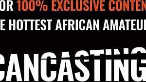 in a fake homemade audition, the big tits ebony model gets her pussy stretched wide by rough fucking.