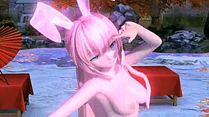 Megurine Luka Single Red Leaf Project Diva Nude Mod Full Nude