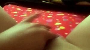 Stranger's video call leads to her intense masturbation session