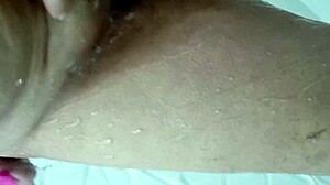 shaving pussy to getting a visit waxing her pussy - karina and lucas