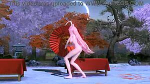 Megurine Luka Single Red Leaf Project Diva Nude Mod Full Nude