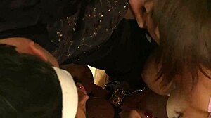 Louise Davis Stacey Saran and Myla Charles Have FFFM Foursome