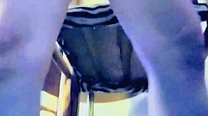 texas couple fucks shaved pussy in high chair