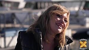 luth belle coquine enjoys two beautiful cocks