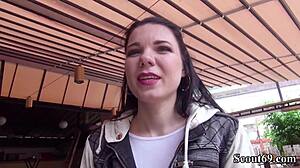 German Scout Fucks Tata Lilashi's Hairy Pussy